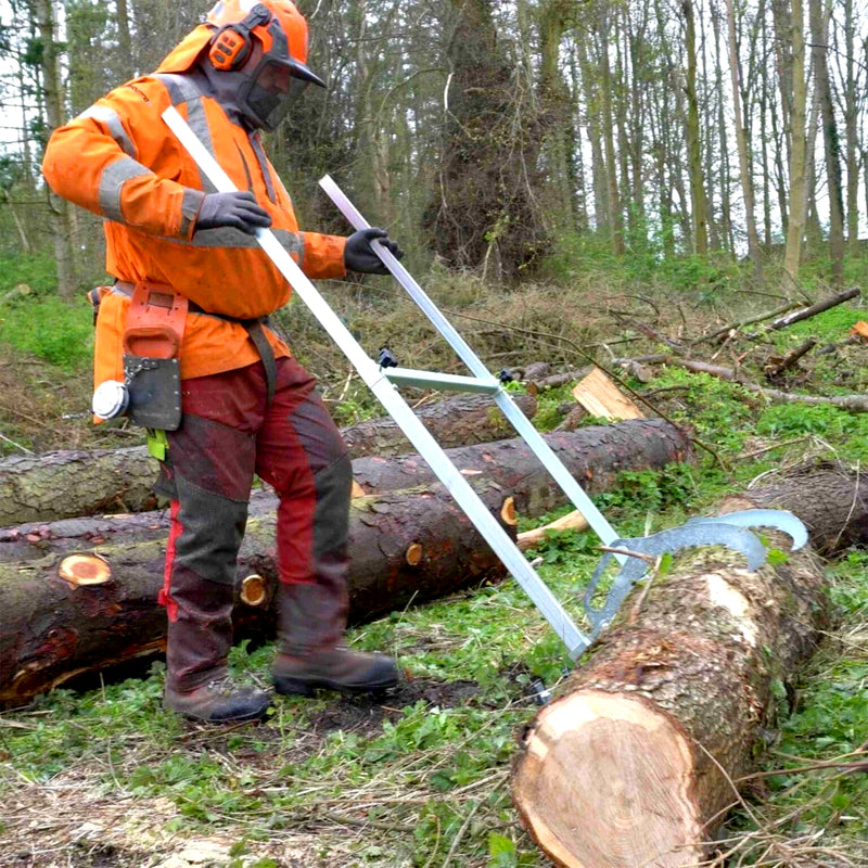 Holzheber & Sägebock 2-in-1 | bis 500 mm | Log Jack System | stabil & ergonomisch | Forest Master FMLL