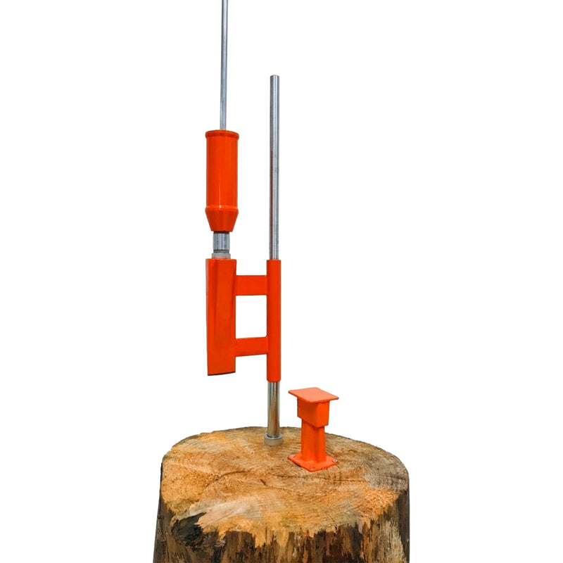 Manueller Holzspalter | Fallgewicht-System | bis 550 mm | mit Base Blade | ergonomisch & sicher | Forest Master Smart Splitter FMSS
