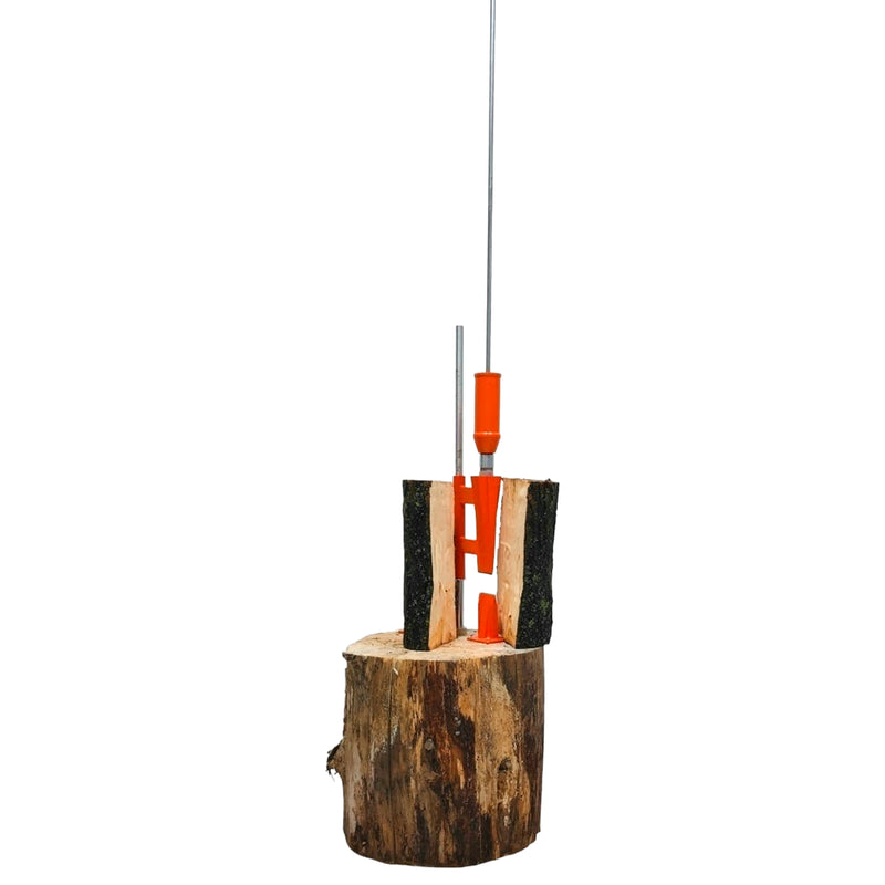 Manueller Holzspalter | Fallgewicht-System | bis 550 mm | mit Base Blade | ergonomisch & sicher | Forest Master Smart Splitter FMSS