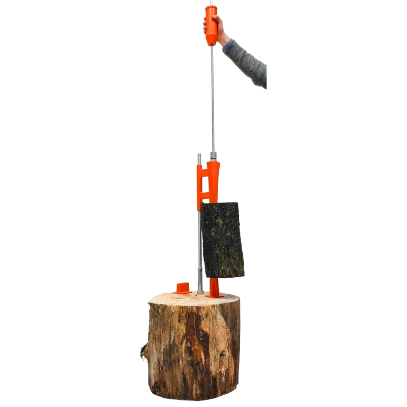 Manueller Holzspalter | Fallgewicht-System | bis 550 mm | mit Base Blade | ergonomisch & sicher | Forest Master Smart Splitter FMSS