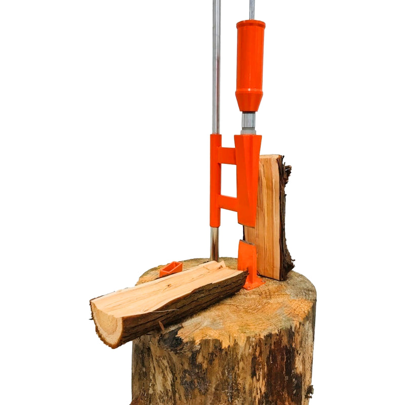 Manueller Holzspalter | Fallgewicht-System | bis 550 mm | mit Base Blade | ergonomisch & sicher | Forest Master Smart Splitter FMSS