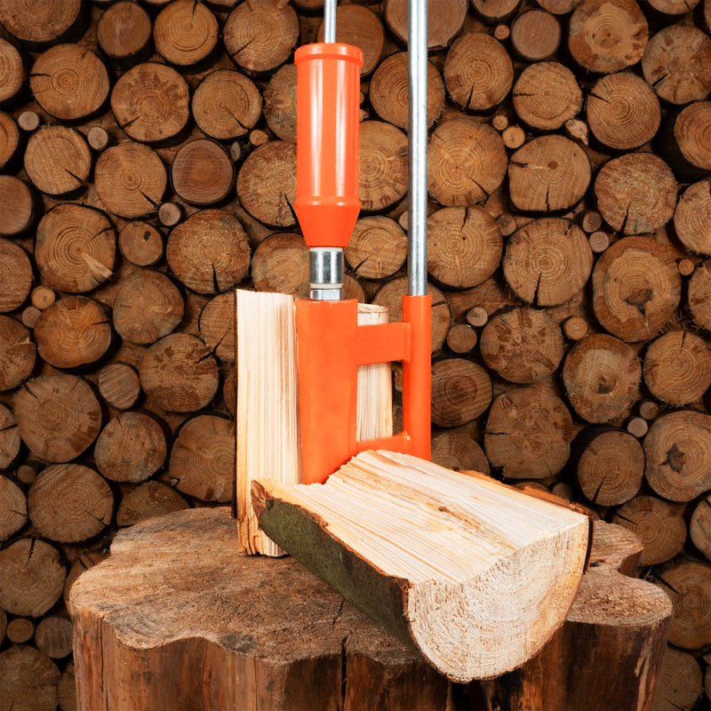 Manueller Holzspalter | Fallgewicht-System | bis 550 mm | mit Base Blade | ergonomisch & sicher | Forest Master Smart Splitter FMSS
