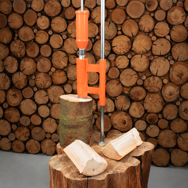 Manueller Holzspalter | Fallgewicht-System | bis 550 mm | mit Base Blade | ergonomisch & sicher | Forest Master Smart Splitter FMSS