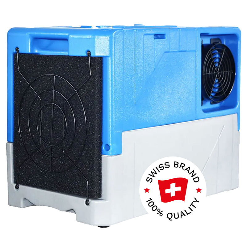 Industrie-Luftentfeuchter DH45 | 45 L/24h | 960 m³/h | Feuchtigkeitsanzeige | Maxvac