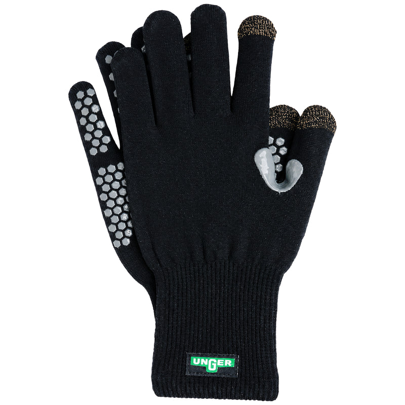 Unger ErgoTec Glasreinigungshandschuhe | | Grösse XL | wasserdicht & atmungsaktiv | mit Touchscreen-Funktion | GLON4