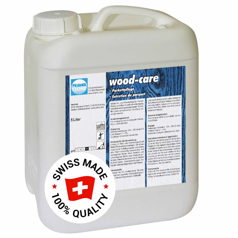 Wood-Care Parkettpflege & -reiniger | Wachsvollpflege | Pramol