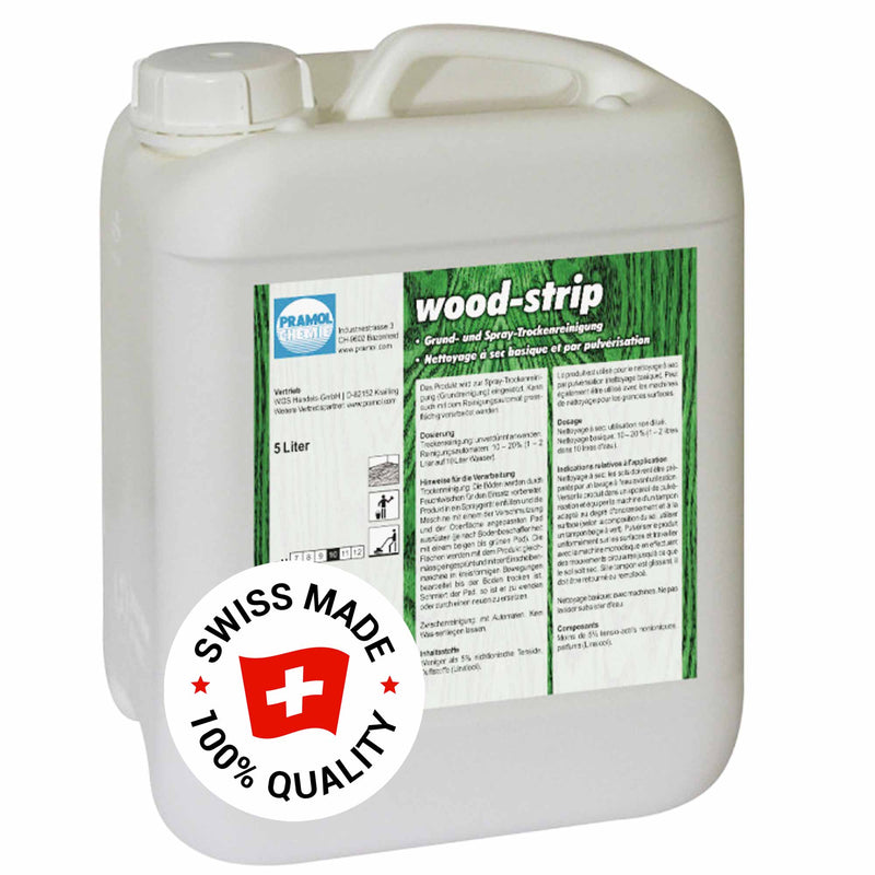 Wood-Strip Parkett-Grundreiniger | Spray-Trockenreinigung | Pramol