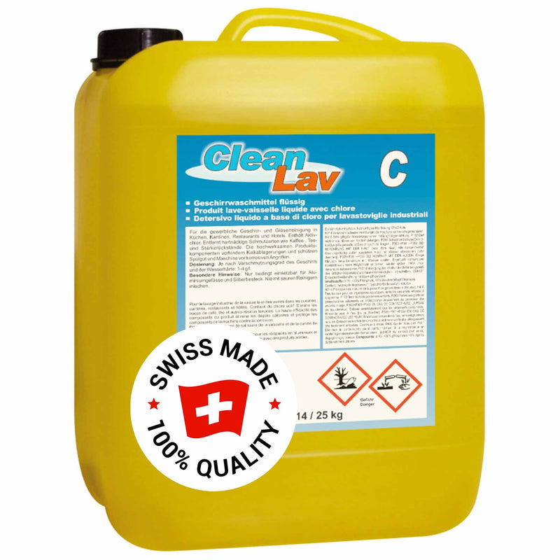CleanLav C Geschirrwaschmittel flüssig | mit Chlor | Pramol
