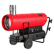 KRS HD50I indirektes Ölheizgebläse, Einzelansicht der 50-kW-Variante