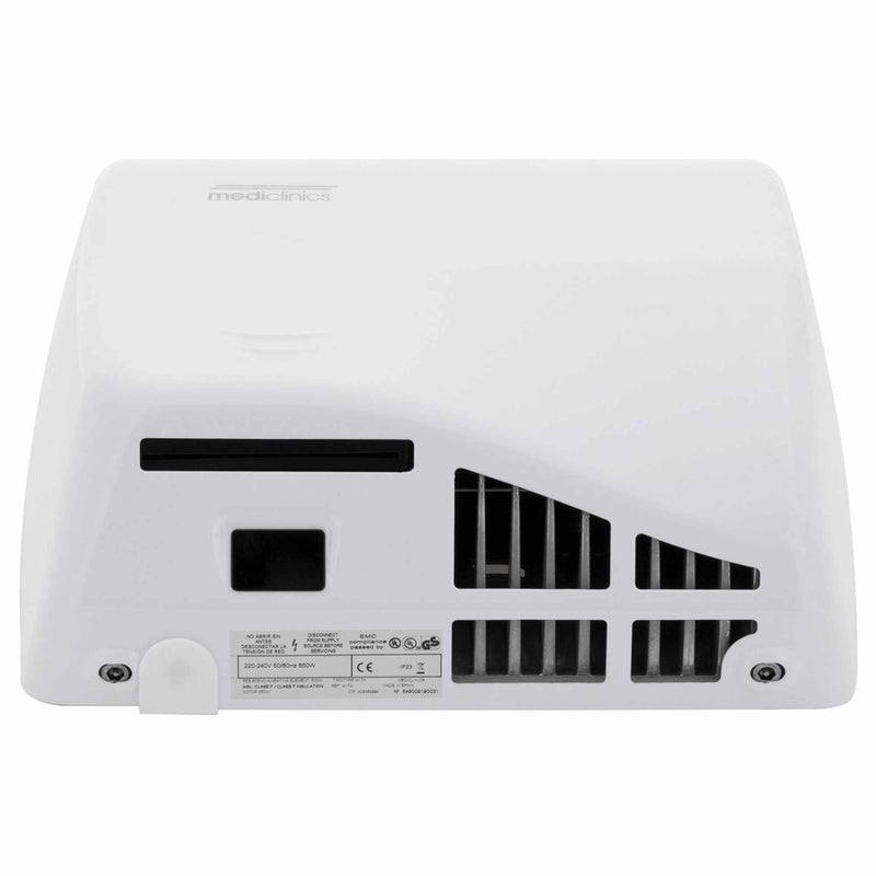 Sensor Händetrockner SpeedFlow Plus | Edelstahl | 8 - 12 Sek | HEPA-Filter | Mediclinics M17