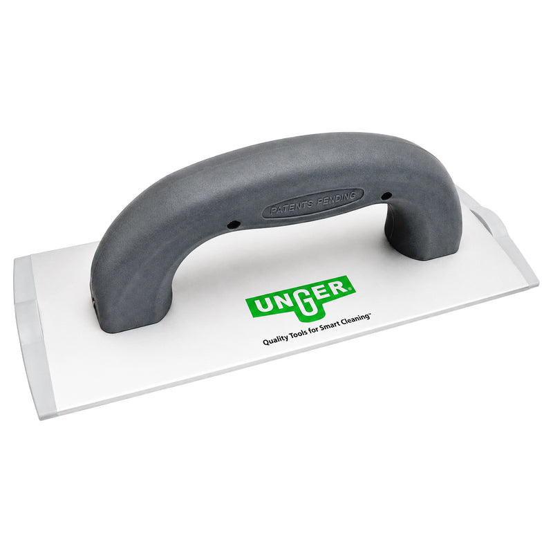 Unger Padhalter mit Handgriff | Aluminiumhalter für Innenreinigungspads | vollflächige Klettfläche | PHD20