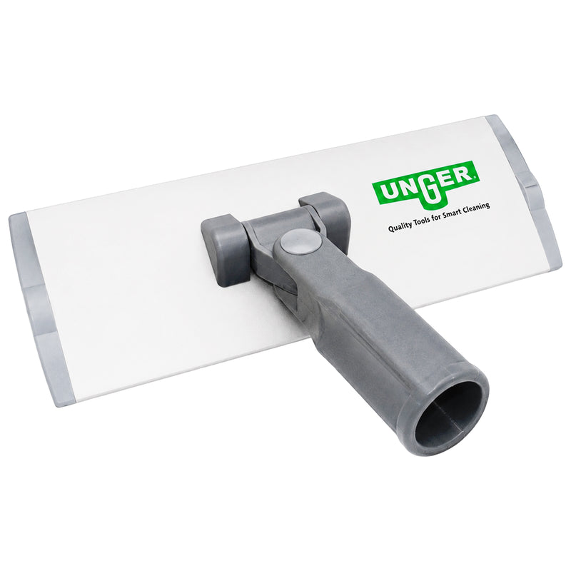 Unger Padhalter für Teleskopstangen | 24 cm | schwenkbarer Stielhalter | vollflächige Klettfläche | PHH20