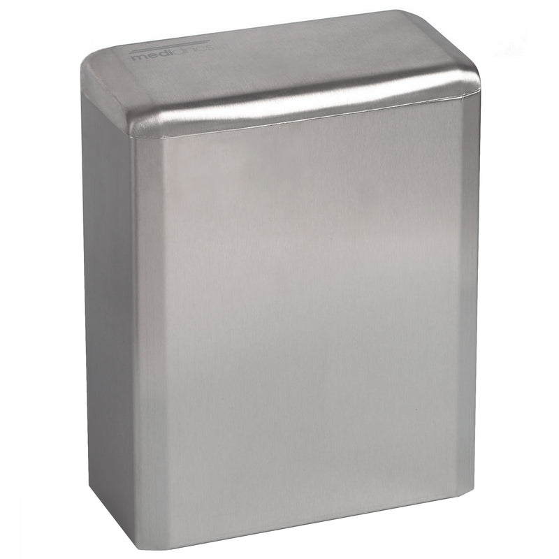 Abfalleimer Edelstahl mit Deckel | 6 Liter | für Damenhygiene | Mediclinics PP0006