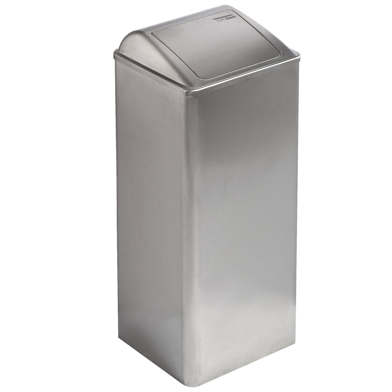 Abfalleimer Edelstahl | 80 Liter | automatischer Klappdeckel | Mediclinics PP0080