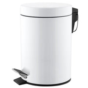 Abfalleimer Edelstahl Rund | mit Pedal & Deckel | 5 Liter | Mediclinics PP1305