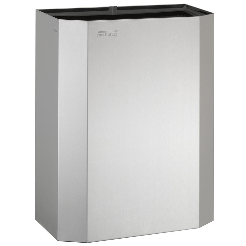 Abfalleimer Edelstahl offen | 12 Liter | Mediclinics PPA2212