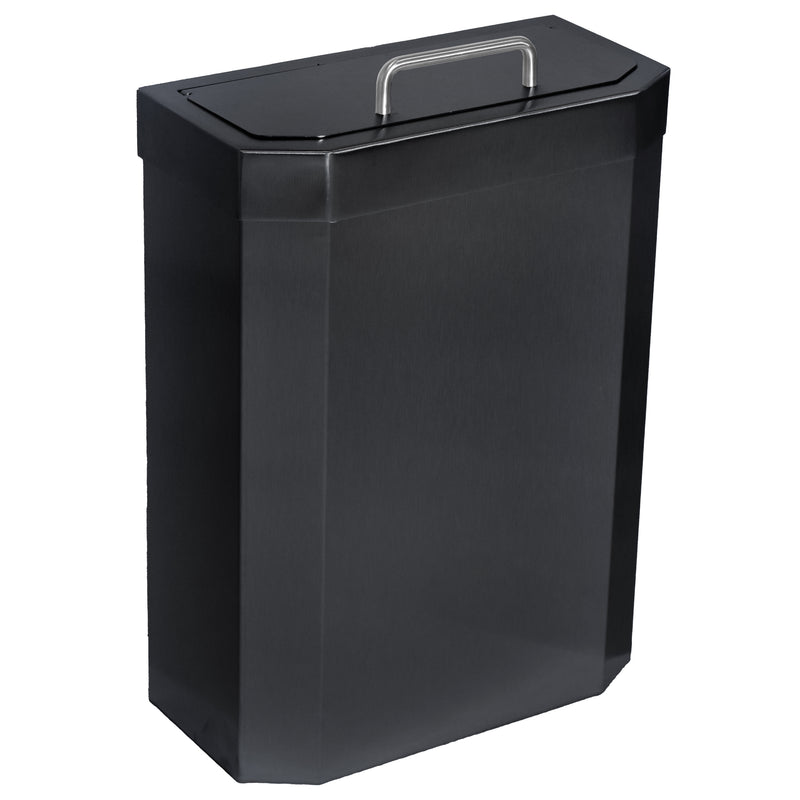 Abfalleimer Edelstahl mit Deckel | 10 Liter | für Damenhygiene | Mediclinics PPA4010