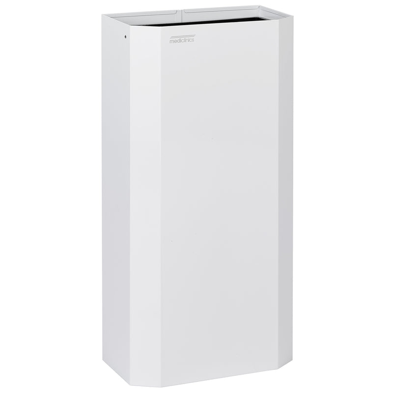 Abfalleimer Edelstahl offen | 40 Liter | Mediclinics PPA4279