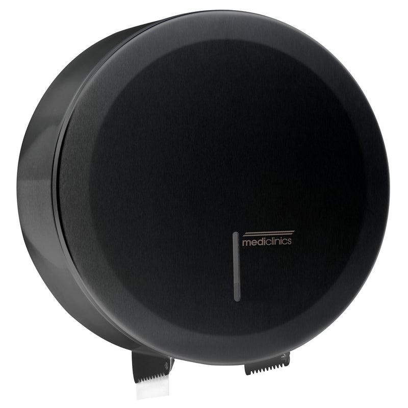 Toilettenpapierspender Edelstahl | bis 300 m Rollen | Ø 230 mm | Mediclinics PR2783