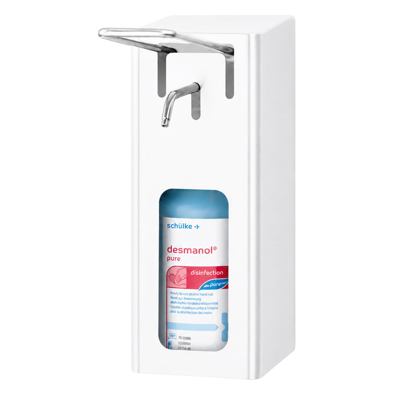 Krankenhaus- und Handreibemittelspender manuell | Edelstahl mit Feinstruktur | 500 ml | PROOX 141 EB / HC