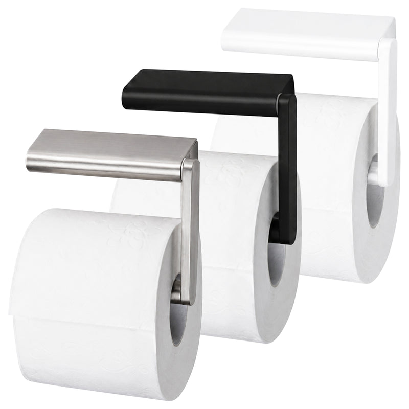 WC-Rollenhalter Einfach | langer Montagekörper | Edelstahl mit Feinstruktur | PROOX 384