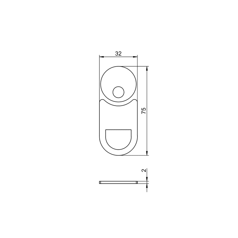 Piktogramme für WC & Sanitärbereiche | Türschild | zum Aufkleben | Edelstahl mit Feinstruktur | PROOX 810-813
