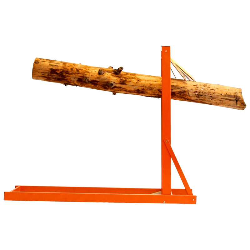 Sägebock aus Metall | bis 150 kg | bis 4 m Stamm | Schnellspannsystem | klappbar | Forest Master Quick Fire QSH