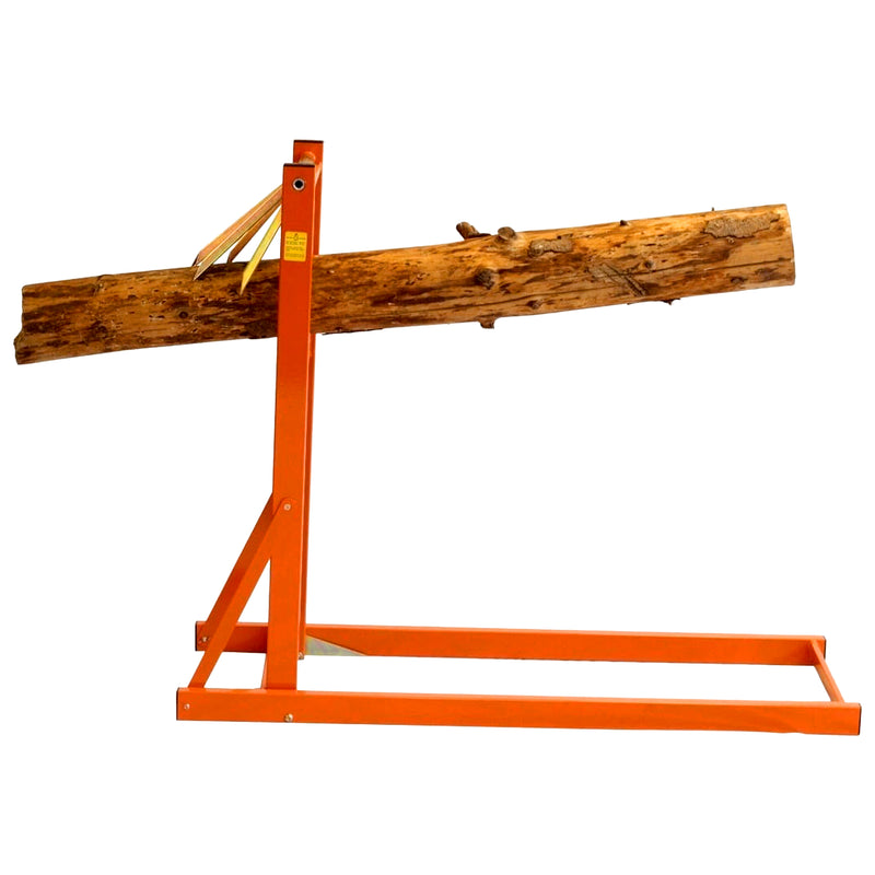 Sägebock aus Metall | bis 150 kg | bis 4 m Stamm | Schnellspannsystem | klappbar | Forest Master Quick Fire QSH