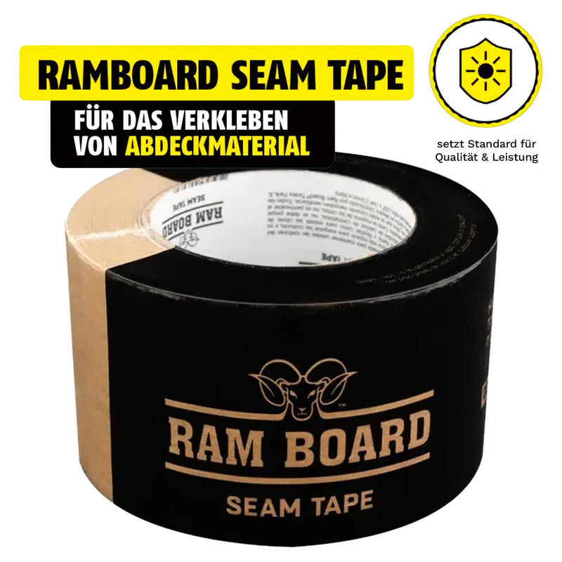 RamBoard® Nahtklebeband für Bodenschutz | 72 mm × 50 m | hohe Klebkraft | Seam Tape®