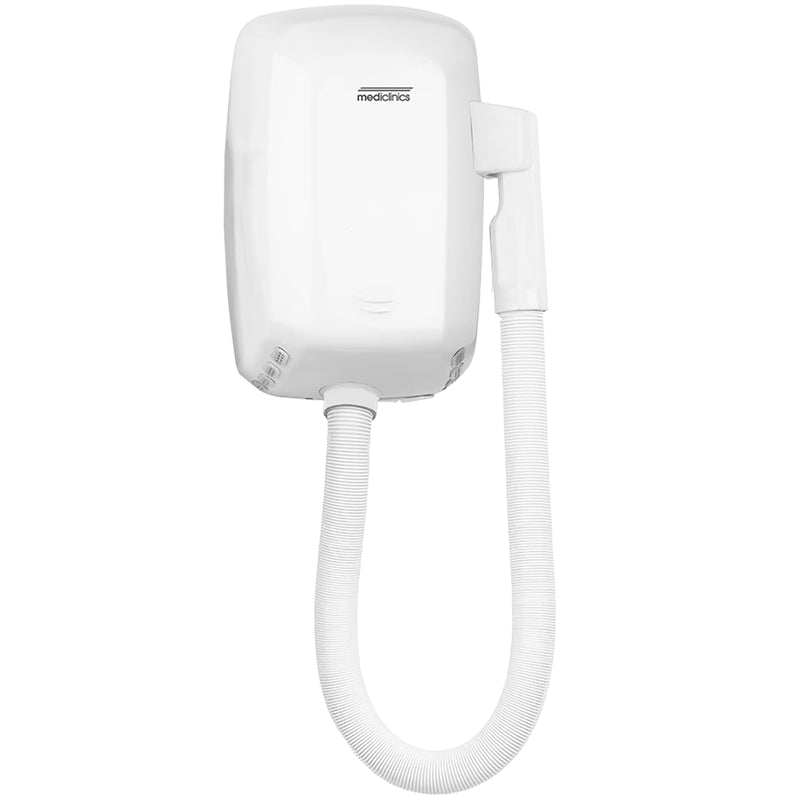 Haartrockner Automatisch | Edelstahl | mit HEPA-Filter | flexibler Schlauch | vandalismussicher | Mediclinics SC0009