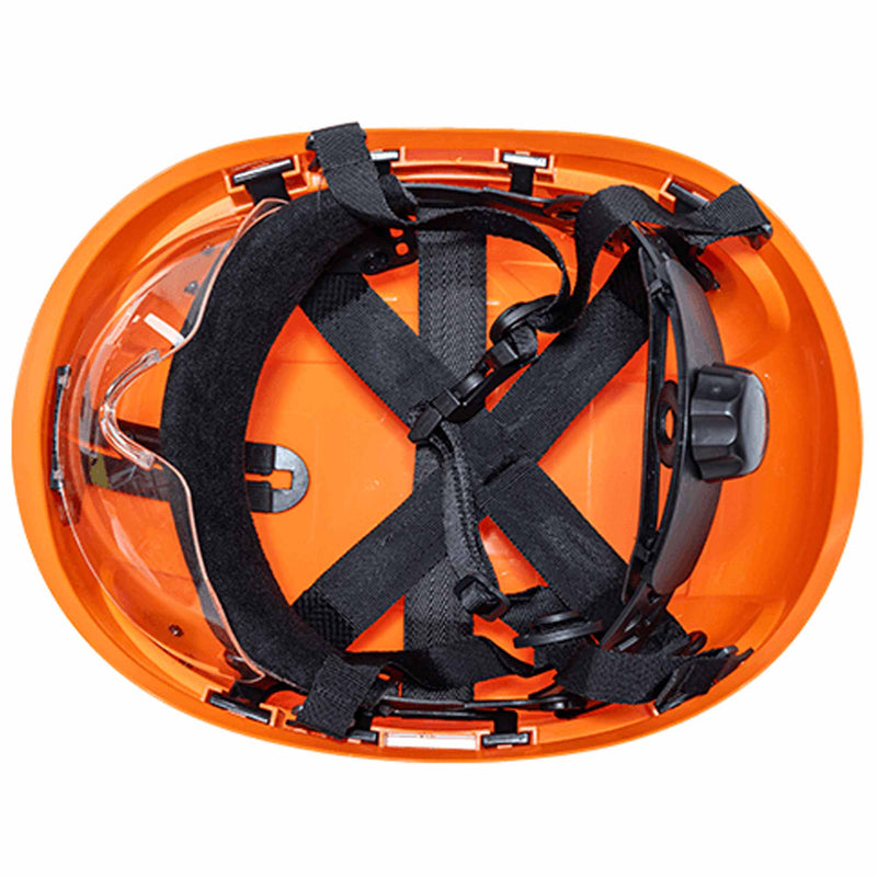 Schutzhelm ARTITOP SH700 | ABS Kunststoff | Schutzbrille | 4-Punkt-Kinnband | ROTO-System | 6-Punkt-Textilbänderung | Swiss Made | ARTILUX