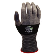 SHOWA MFT PRO 374 Montagehandschuh in Grau/Schwarz, Handrücken mit Originalaufdruck
