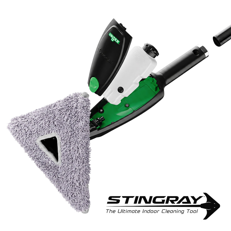 Unger Stingray Intensiv-Reinigungs-TriPad | Mikrofaserpad | für starke Verschmutzungen & Grundreinigung | SRPD2