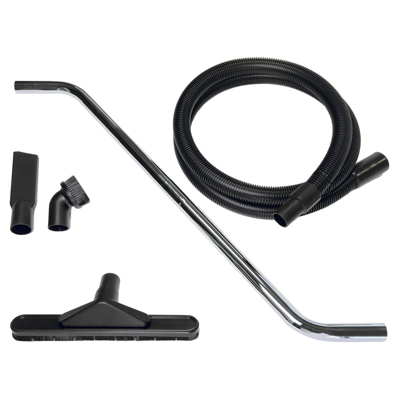 Trockenreinigungsset für Industriesauger | 5 m EVA-Saugschlauch | Bodendüse & Rundbürste | Ø 40 oder 50 mm | MAXVAC SUPRA