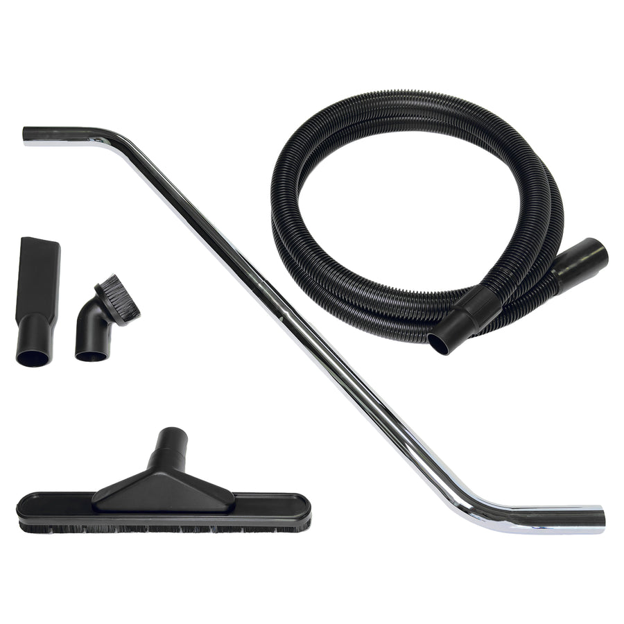 Trockenreinigungsset für Industriesauger | 5 m EVA-Saugschlauch | Bodendüse & Rundbürste | Ø 40 oder 50 mm | MAXVAC SUPRA
