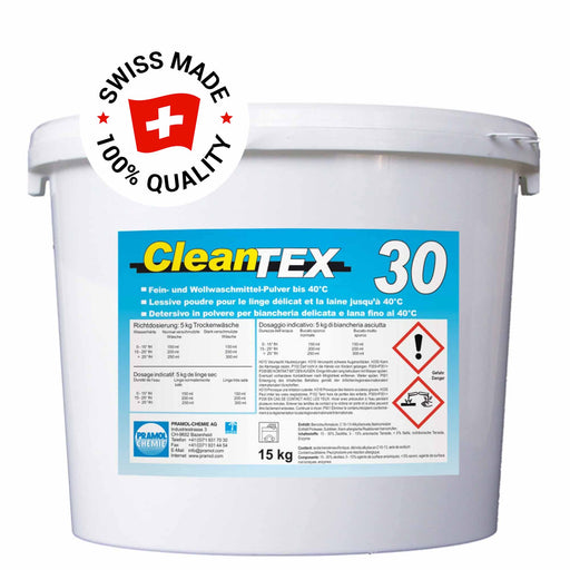 CleanTEX 30 Fein-und Wollwaschmittel | Pulver | bis 40°C | Pramol