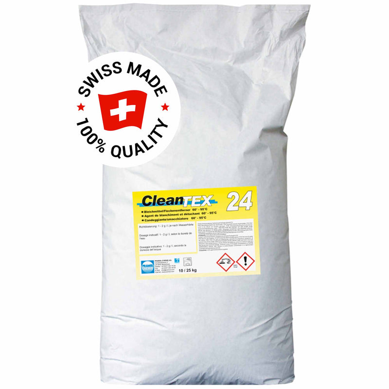 CleanTEX 24 Bleichmittel | ab 60° C | Fleckentferner | Pramol