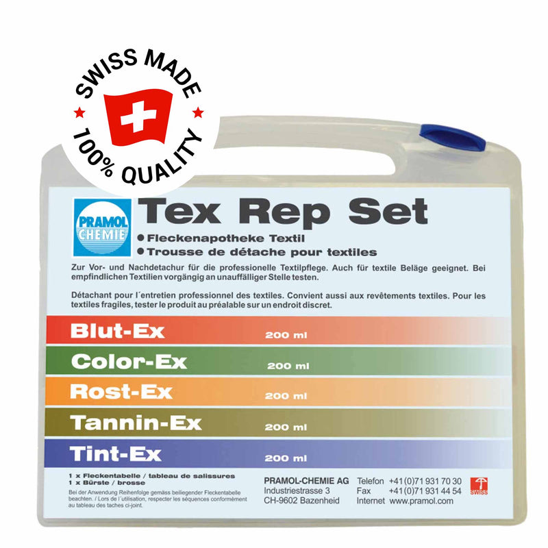 TEX-REP-SET | Vor- und Nachdetachur | Fleckenapotheke | Pramol