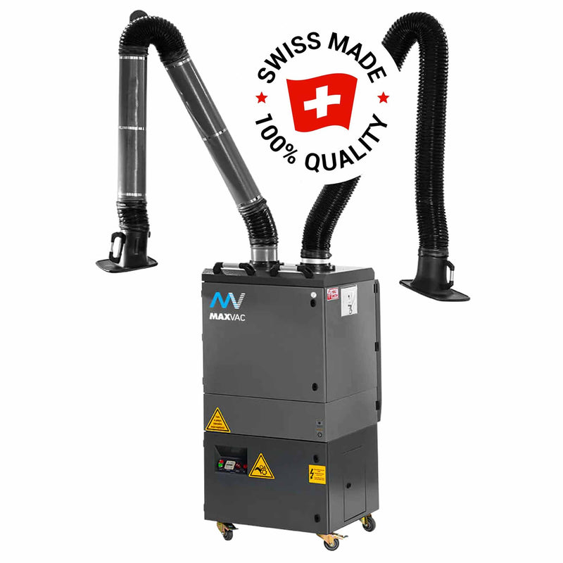 Schweissrauchabsauger WFE 3500 | 1270 -3500 m³/h variabel | 2,2 kW | F9 Filter | Maxvac