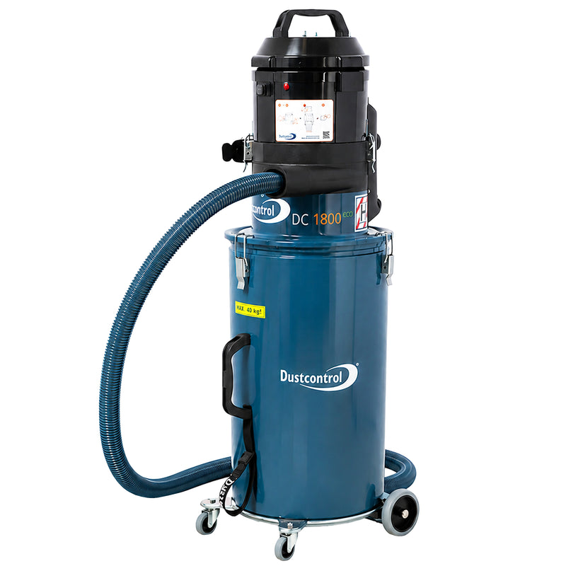Industriesauger H-Klasse | 1285 W | 205 m³/h | 60 l | Ø 50 mm | HEPA H13 | Dustcontrol DC 1800 XL