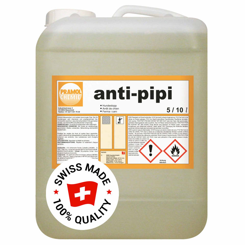 ANTI-PIPI Hunderepellent | verhindert Urinieren | pflanzliche Wirkstoffe | Pramol