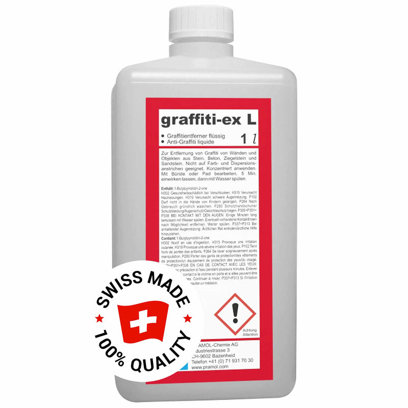 Graffiti-EX L Graffitientferner | flüssiger Graffitireiniger | Pramol