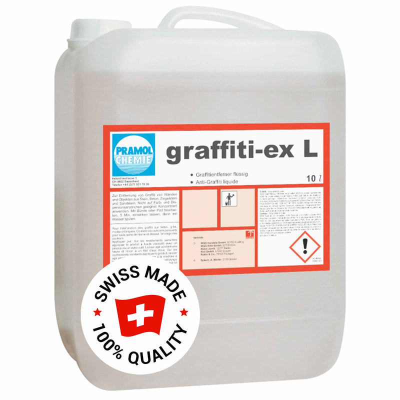 Graffiti-EX L Graffitientferner | flüssiger Graffitireiniger | Pramol