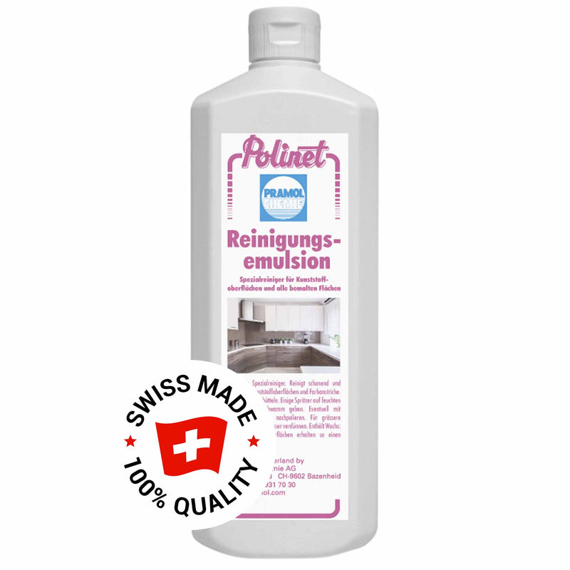 POLINET Reinigungsemulsion für Farbanstriche | Türen, Rahmen, Autos | Pramol