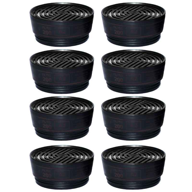 Gasfilter 200 A2 für Halbmasken | DIN EN 14387 | Ekastu Safety