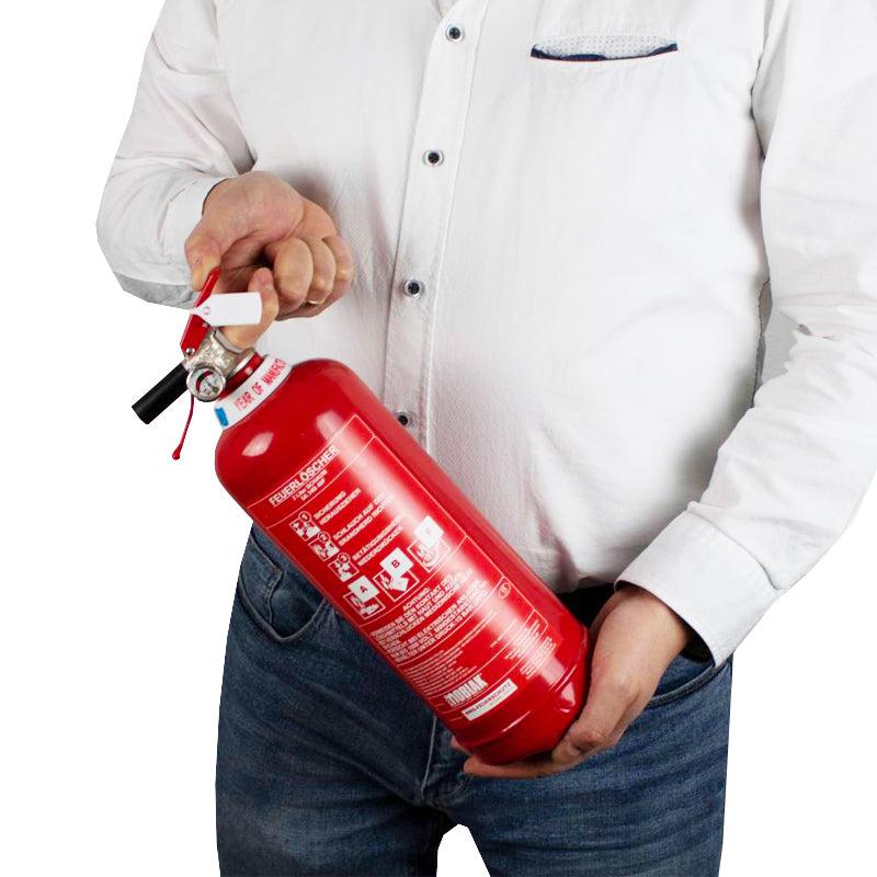 2 Liter ABF Profi-Feuerlöscher | Schaum | Dauerdruck | frostsicher -30°C | Mobiak