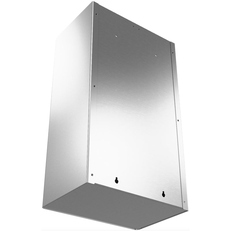 Abfallbehälter 31 Liter | Edelstahl mit Feinstruktur | für Wandmontage | PROOX 200