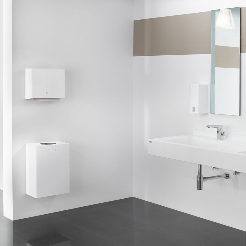 Abfallbehälter 31 Liter | Edelstahl mit Feinstruktur | für Wandmontage | PROOX 200