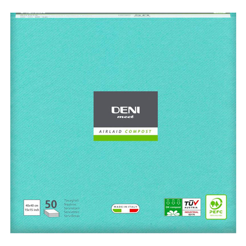 Airlaid Servietten DENI MEET | 1/4 Falz | 40 x 40 cm | PEFC zertifiziert