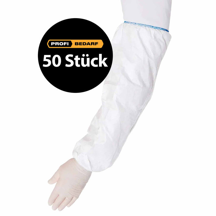 Einweg-Armschoner Tyvek® 500 PS32LA | 50 cm | mit Gummibänder